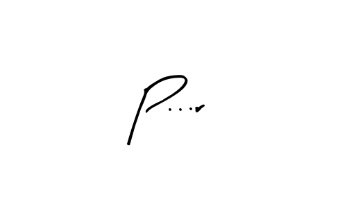 Similarly Arty Signature is the best handwritten signature design. Signature creator online .You can use it as an online autograph creator for name P...r. P...r signature style 8 images and pictures png