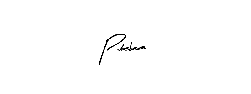 if you are searching for the best signature style for your name P.behera. so please give up your signature search. here we have designed multiple signature styles  using Arty Signature. P.behera signature style 8 images and pictures png