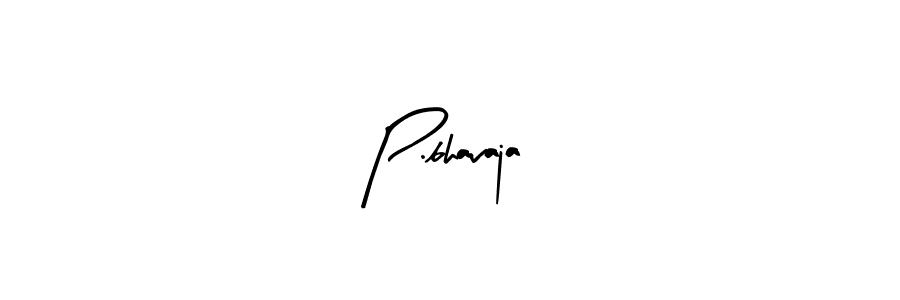 Design your own signature with our free online signature maker. With this signature software, you can create a handwritten (Arty Signature) signature for name P.bhavaja. P.bhavaja signature style 8 images and pictures png