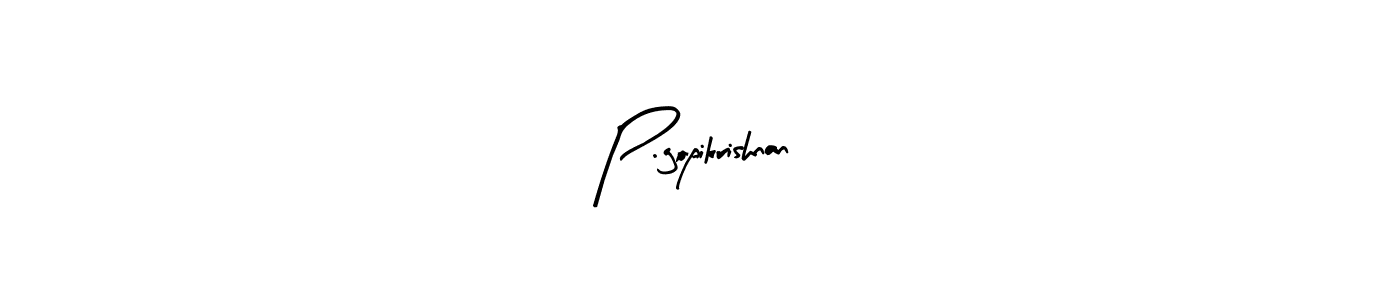 Best and Professional Signature Style for P.gopikrishnan. Arty Signature Best Signature Style Collection. P.gopikrishnan signature style 8 images and pictures png