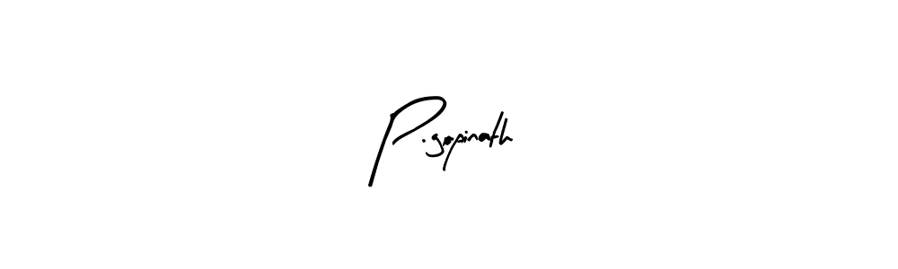 P.gopinath stylish signature style. Best Handwritten Sign (Arty Signature) for my name. Handwritten Signature Collection Ideas for my name P.gopinath. P.gopinath signature style 8 images and pictures png