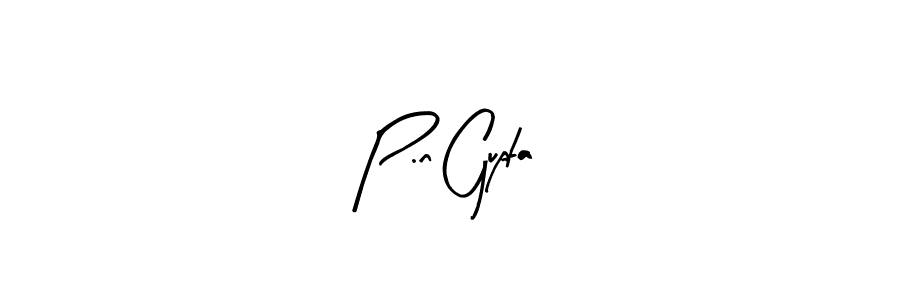 Make a beautiful signature design for name P.n Gupta. With this signature (Arty Signature) style, you can create a handwritten signature for free. P.n Gupta signature style 8 images and pictures png