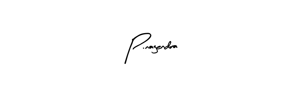 How to make P.nagendra name signature. Use Arty Signature style for creating short signs online. This is the latest handwritten sign. P.nagendra signature style 8 images and pictures png