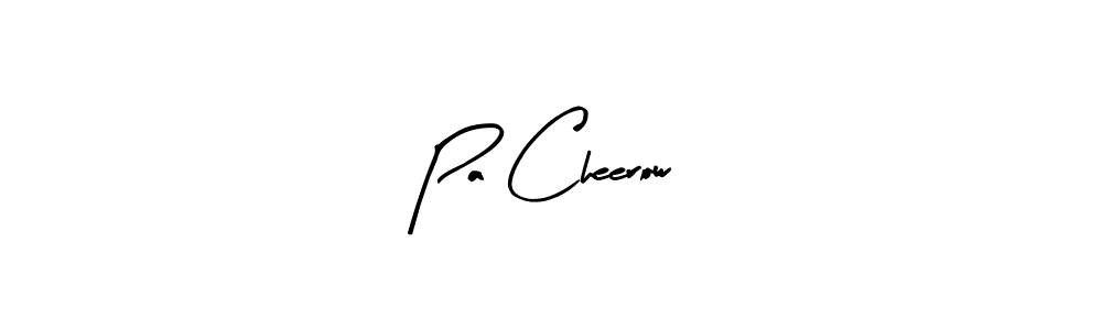 The best way (Arty Signature) to make a short signature is to pick only two or three words in your name. The name Pa Cheerow include a total of six letters. For converting this name. Pa Cheerow signature style 8 images and pictures png