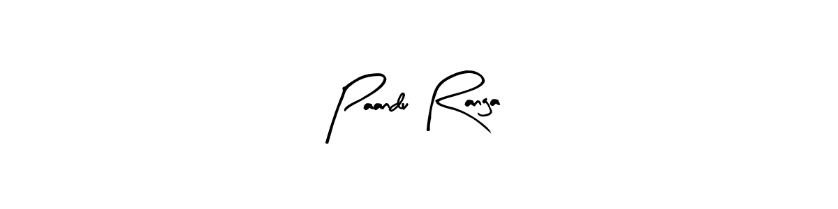 How to make Paandu Ranga signature? Arty Signature is a professional autograph style. Create handwritten signature for Paandu Ranga name. Paandu Ranga signature style 8 images and pictures png