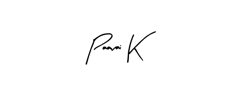 You should practise on your own different ways (Arty Signature) to write your name (Paavai K) in signature. don't let someone else do it for you. Paavai K signature style 8 images and pictures png