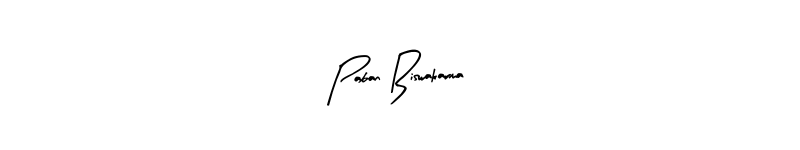 You should practise on your own different ways (Arty Signature) to write your name (Paban Biswakarma) in signature. don't let someone else do it for you. Paban Biswakarma signature style 8 images and pictures png