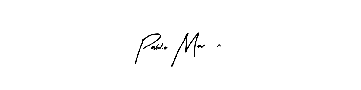 Design your own signature with our free online signature maker. With this signature software, you can create a handwritten (Arty Signature) signature for name Pablo Marín. Pablo Marín signature style 8 images and pictures png