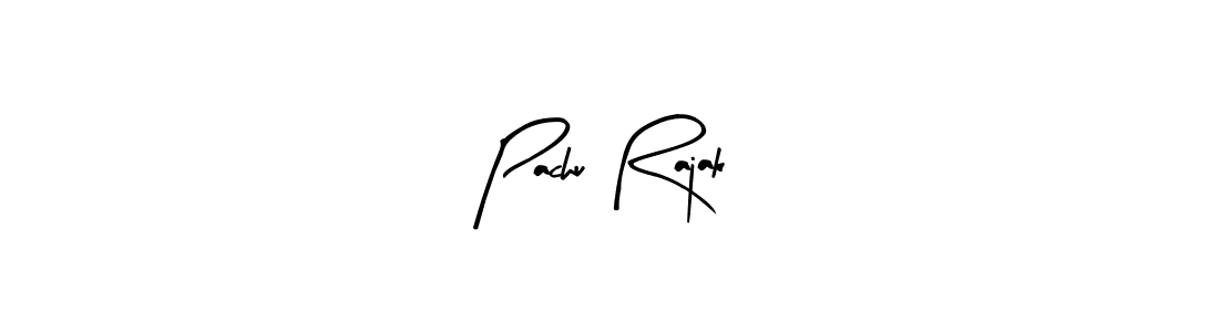 Make a beautiful signature design for name Pachu Rajak. With this signature (Arty Signature) style, you can create a handwritten signature for free. Pachu Rajak signature style 8 images and pictures png