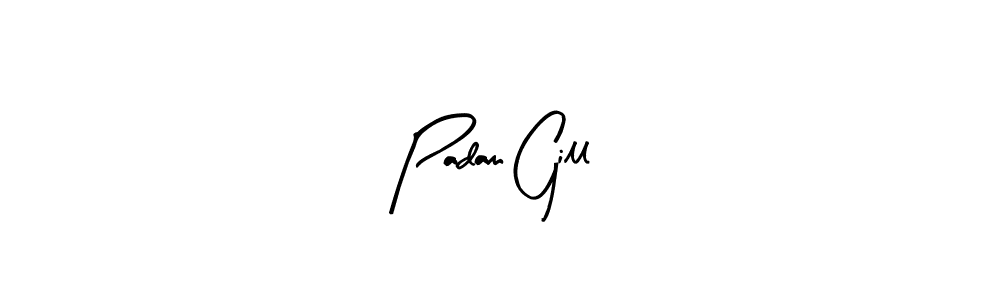 How to make Padam Gill signature? Arty Signature is a professional autograph style. Create handwritten signature for Padam Gill name. Padam Gill signature style 8 images and pictures png