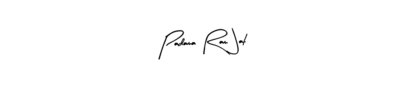 Similarly Arty Signature is the best handwritten signature design. Signature creator online .You can use it as an online autograph creator for name Padama Ram Jat. Padama Ram Jat signature style 8 images and pictures png
