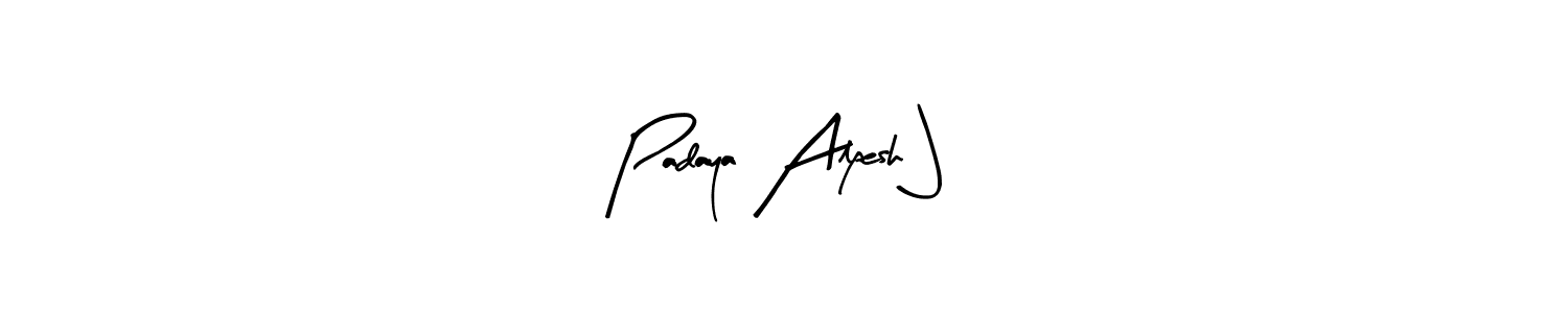 The best way (Arty Signature) to make a short signature is to pick only two or three words in your name. The name Padaya Alpesh J include a total of six letters. For converting this name. Padaya Alpesh J signature style 8 images and pictures png