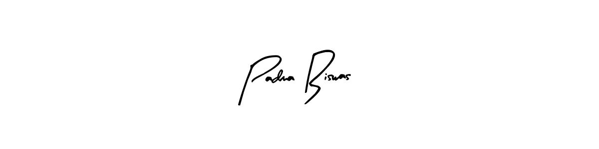 Similarly Arty Signature is the best handwritten signature design. Signature creator online .You can use it as an online autograph creator for name Padma Biswas. Padma Biswas signature style 8 images and pictures png