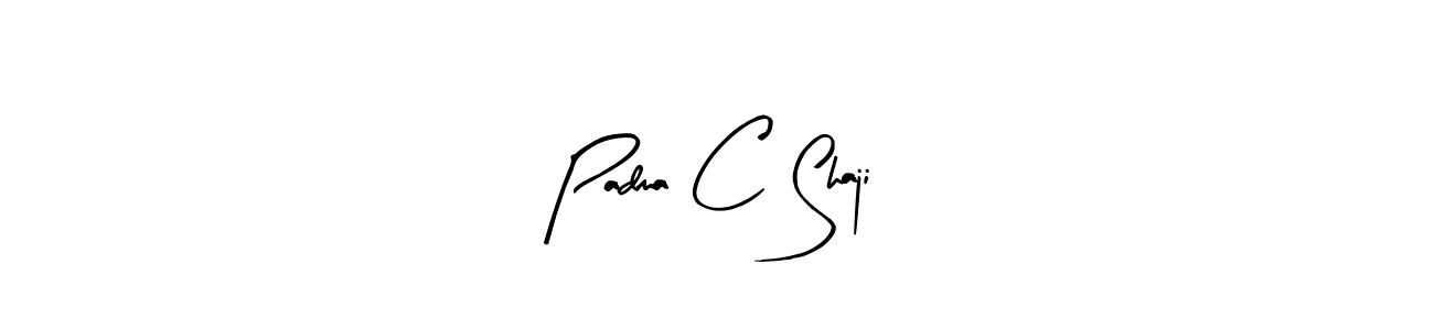 You should practise on your own different ways (Arty Signature) to write your name (Padma C Shaji) in signature. don't let someone else do it for you. Padma C Shaji signature style 8 images and pictures png