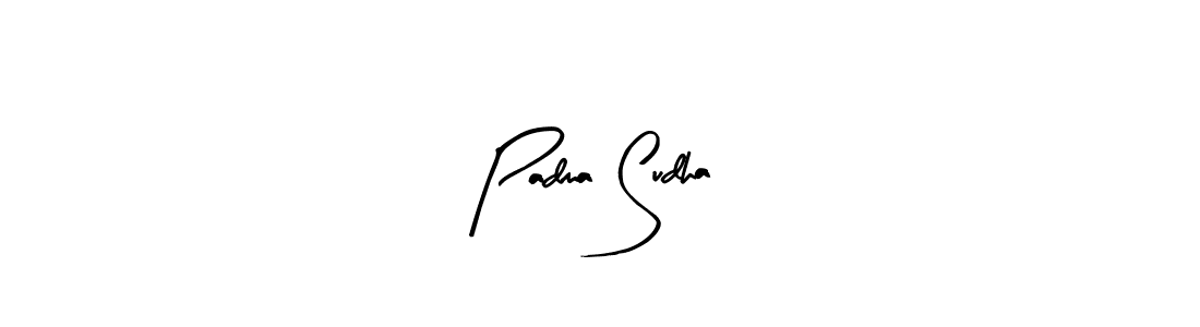 How to make Padma Sudha signature? Arty Signature is a professional autograph style. Create handwritten signature for Padma Sudha name. Padma Sudha signature style 8 images and pictures png