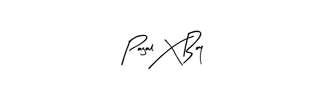 Arty Signature is a professional signature style that is perfect for those who want to add a touch of class to their signature. It is also a great choice for those who want to make their signature more unique. Get Pagal X Boy name to fancy signature for free. Pagal X Boy signature style 8 images and pictures png