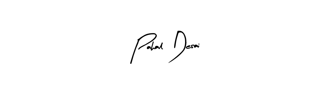 Pahal Desai stylish signature style. Best Handwritten Sign (Arty Signature) for my name. Handwritten Signature Collection Ideas for my name Pahal Desai. Pahal Desai signature style 8 images and pictures png