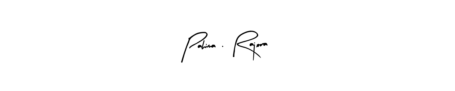 The best way (Arty Signature) to make a short signature is to pick only two or three words in your name. The name Pahima . Rajora include a total of six letters. For converting this name. Pahima . Rajora signature style 8 images and pictures png