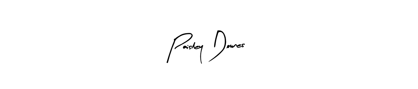 Create a beautiful signature design for name Paisley Downes. With this signature (Arty Signature) fonts, you can make a handwritten signature for free. Paisley Downes signature style 8 images and pictures png