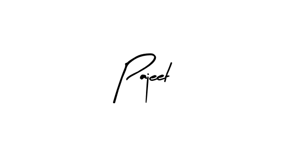 Design your own signature with our free online signature maker. With this signature software, you can create a handwritten (Arty Signature) signature for name Pajeet. Pajeet signature style 8 images and pictures png