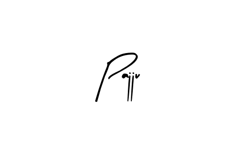You should practise on your own different ways (Arty Signature) to write your name (Pajju) in signature. don't let someone else do it for you. Pajju signature style 8 images and pictures png