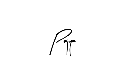 How to make Pajya signature? Arty Signature is a professional autograph style. Create handwritten signature for Pajya name. Pajya signature style 8 images and pictures png