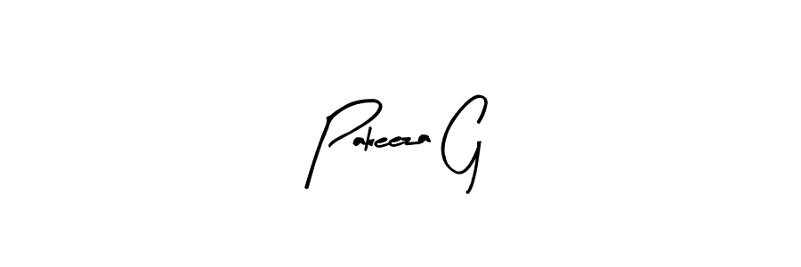 Create a beautiful signature design for name Pakeeza G. With this signature (Arty Signature) fonts, you can make a handwritten signature for free. Pakeeza G signature style 8 images and pictures png