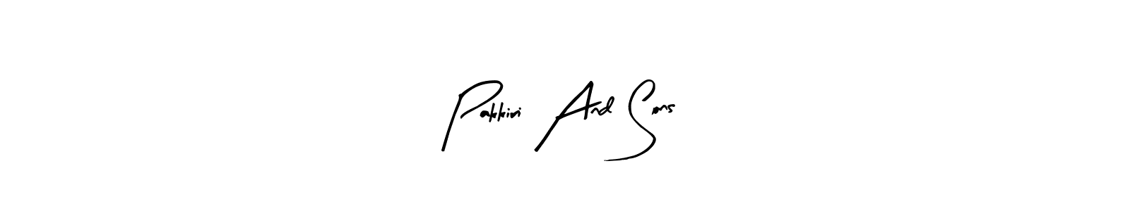 Also we have Pakkiri And Sons name is the best signature style. Create professional handwritten signature collection using Arty Signature autograph style. Pakkiri And Sons signature style 8 images and pictures png