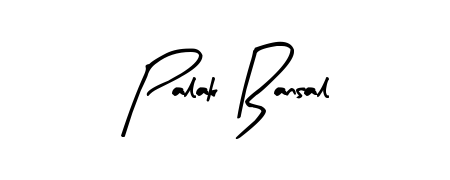 Designed for modern professionals: Palak Bansal name signature crafted with Arty Signature script. Ready for digital PDF workflows. Palak Bansal signature style 8 images and pictures png