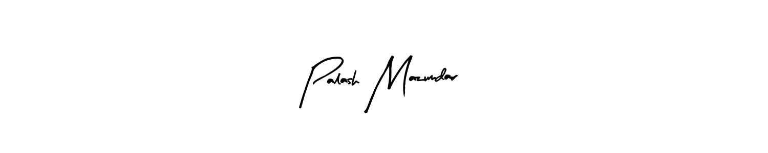 Make a beautiful signature design for name Palash Mazumdar. With this signature (Arty Signature) style, you can create a handwritten signature for free. Palash Mazumdar signature style 8 images and pictures png