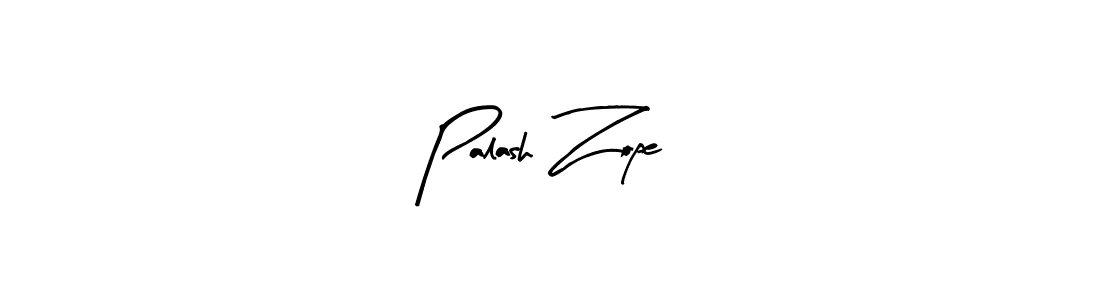 Create a beautiful signature design for name Palash Zope. With this signature (Arty Signature) fonts, you can make a handwritten signature for free. Palash Zope signature style 8 images and pictures png