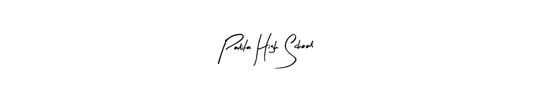 How to make Palita High School signature? Arty Signature is a professional autograph style. Create handwritten signature for Palita High School name. Palita High School signature style 8 images and pictures png