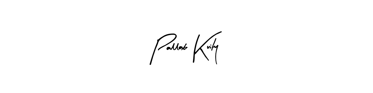 Create a beautiful signature design for name Pallab Kuity. With this signature (Arty Signature) fonts, you can make a handwritten signature for free. Pallab Kuity signature style 8 images and pictures png