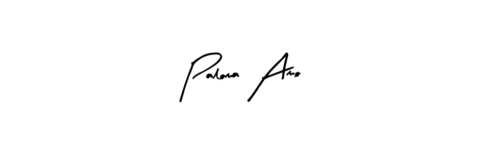 Paloma Amo stylish signature style. Best Handwritten Sign (Arty Signature) for my name. Handwritten Signature Collection Ideas for my name Paloma Amo. Paloma Amo signature style 8 images and pictures png