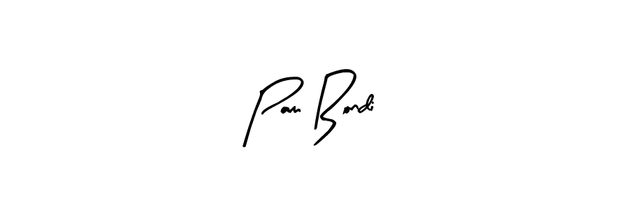 How to make Pam Bondi name signature. Use Arty Signature style for creating short signs online. This is the latest handwritten sign. Pam Bondi signature style 8 images and pictures png