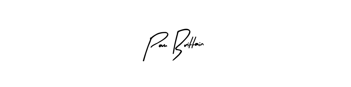 Here are the top 10 professional signature styles for the name Pam Brittain. These are the best autograph styles you can use for your name. Pam Brittain signature style 8 images and pictures png