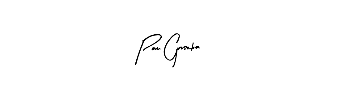 It looks lik you need a new signature style for name Pam Gruszka. Design unique handwritten (Arty Signature) signature with our free signature maker in just a few clicks. Pam Gruszka signature style 8 images and pictures png