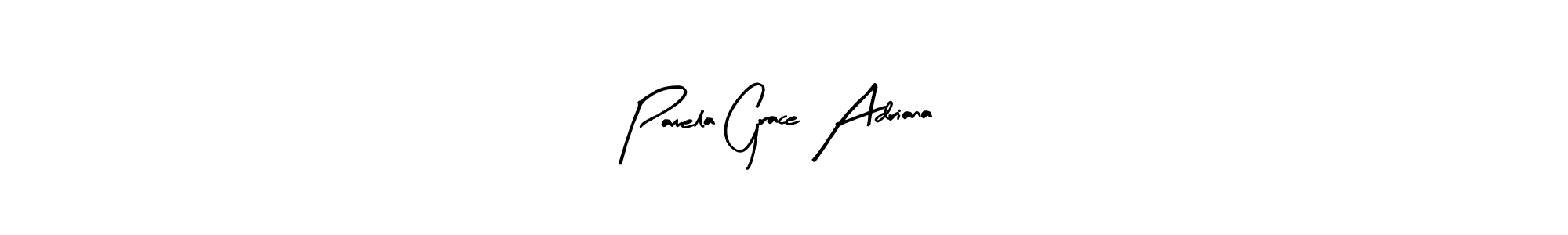 Best and Professional Signature Style for Pamela Grace Adriana. Arty Signature Best Signature Style Collection. Pamela Grace Adriana signature style 8 images and pictures png