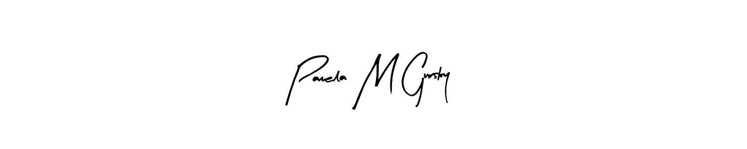 How to Draw Pamela M Gursky signature style? Arty Signature is a latest design signature styles for name Pamela M Gursky. Pamela M Gursky signature style 8 images and pictures png