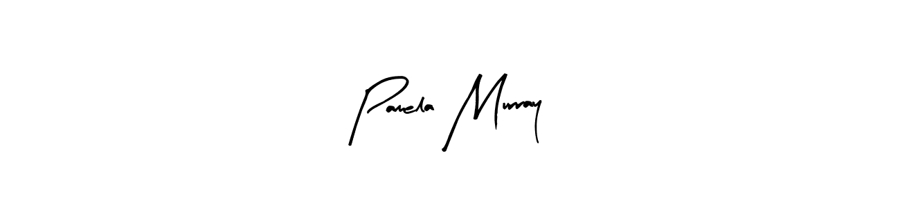 How to make Pamela Murray name signature. Use Arty Signature style for creating short signs online. This is the latest handwritten sign. Pamela Murray signature style 8 images and pictures png