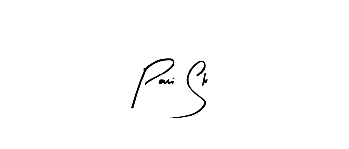 How to make Pami Sk signature? Arty Signature is a professional autograph style. Create handwritten signature for Pami Sk name. Pami Sk signature style 8 images and pictures png