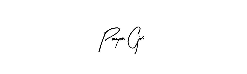 Here are the top 10 professional signature styles for the name Pampa Giri. These are the best autograph styles you can use for your name. Pampa Giri signature style 8 images and pictures png