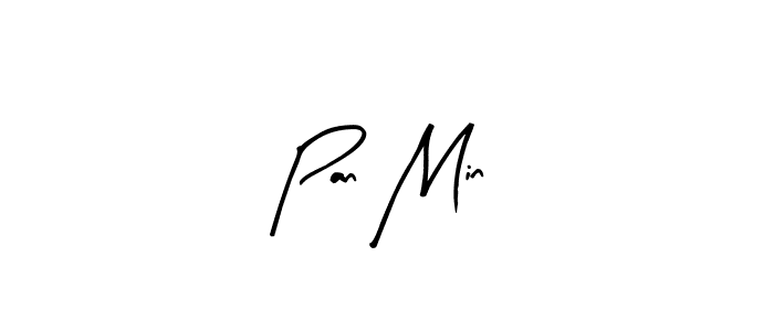 How to make Pan Min signature? Arty Signature is a professional autograph style. Create handwritten signature for Pan Min name. Pan Min signature style 8 images and pictures png