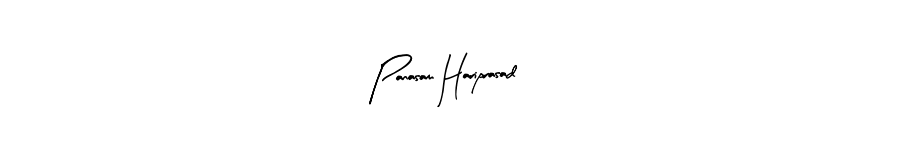 You should practise on your own different ways (Arty Signature) to write your name (Panasam Hariprasad) in signature. don't let someone else do it for you. Panasam Hariprasad signature style 8 images and pictures png