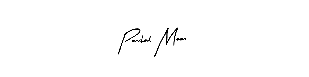 Similarly Arty Signature is the best handwritten signature design. Signature creator online .You can use it as an online autograph creator for name Panchal Maan. Panchal Maan signature style 8 images and pictures png