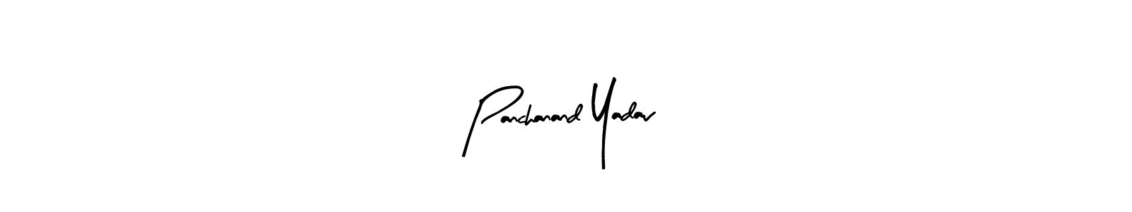 Use a signature maker to create a handwritten signature online. With this signature software, you can design (Arty Signature) your own signature for name Panchanand Yadav. Panchanand Yadav signature style 8 images and pictures png