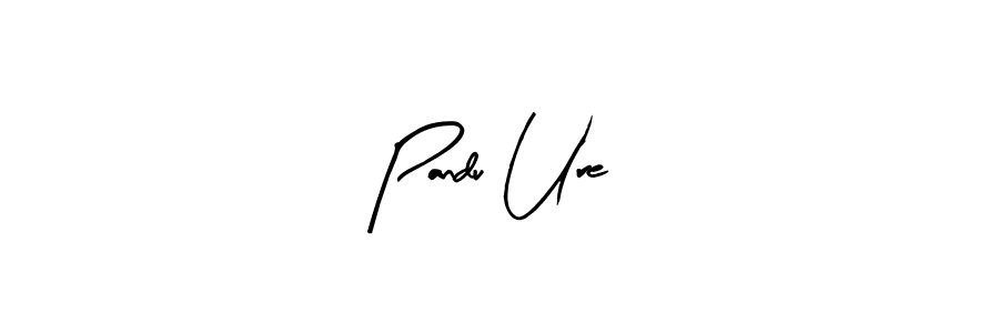 Use a signature maker to create a handwritten signature online. With this signature software, you can design (Arty Signature) your own signature for name Pandu Ure. Pandu Ure signature style 8 images and pictures png