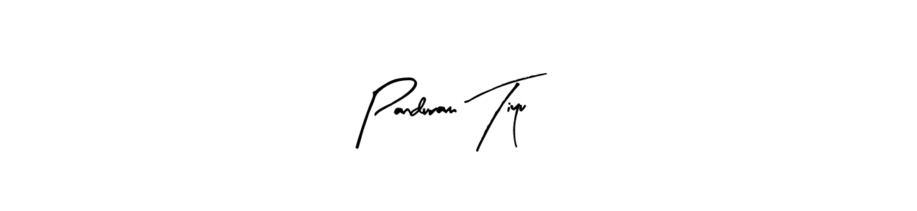 Similarly Arty Signature is the best handwritten signature design. Signature creator online .You can use it as an online autograph creator for name Panduram Tiyu. Panduram Tiyu signature style 8 images and pictures png