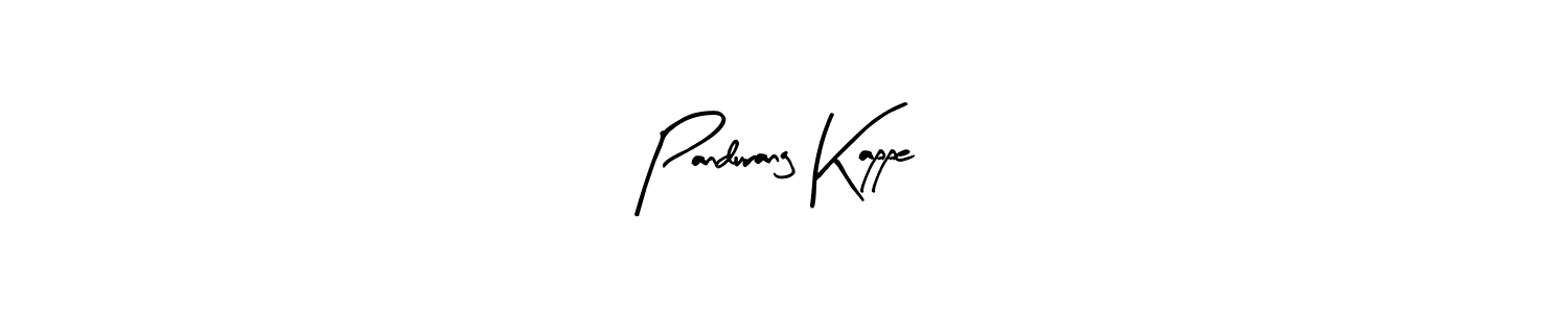 Make a beautiful signature design for name Pandurang Kappe. With this signature (Arty Signature) style, you can create a handwritten signature for free. Pandurang Kappe signature style 8 images and pictures png