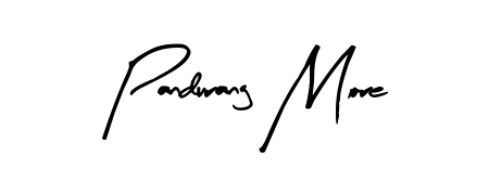 An effortless, minimalist signature concept for Pandurang More using Arty Signature design. Clean lines that look great on any document. Pandurang More signature style 8 images and pictures png